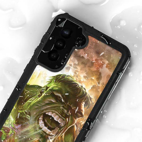 Marvel Hulk Savage Hulk Galaxy S24 Plus Waterproof Case