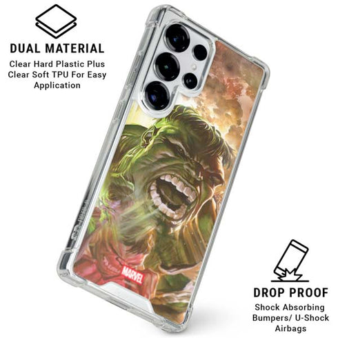 Marvel Hulk Savage Hulk Galaxy S25 Ultra Clear Case
