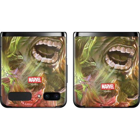 Marvel Hulk Savage Hulk Galaxy Z Flip Skin