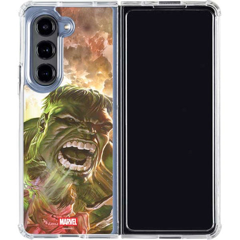 Marvel Hulk Savage Hulk Galaxy Z Fold5 5G Clear Case