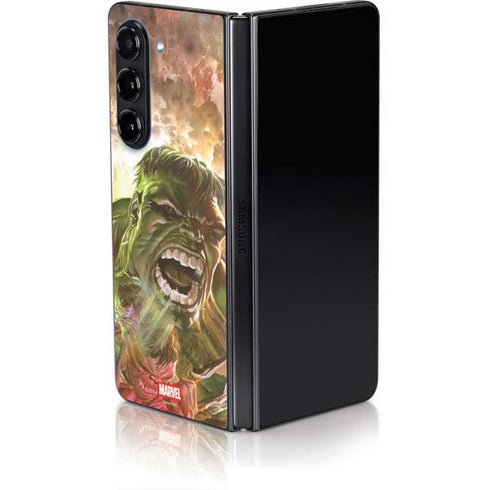 Marvel Hulk Savage Hulk Galaxy Z Fold5 5G Skin