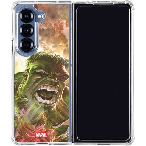 Marvel Hulk Savage Hulk Galaxy Z Fold6 Clear Case