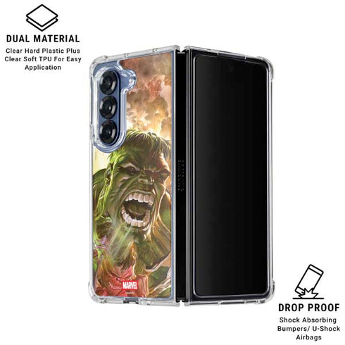 Marvel Hulk Savage Hulk Galaxy Z Fold6 Clear Case