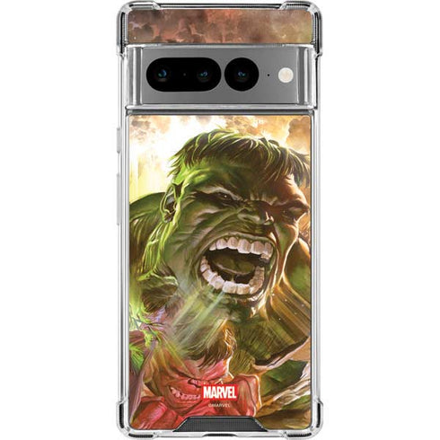 Marvel Hulk Savage Hulk Google Pixel 7 Pro Clear Case