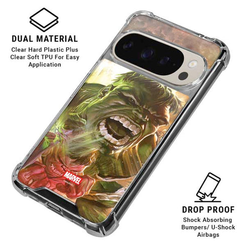 Marvel Hulk Savage Hulk Google Pixel 9 Pro XL Clear Case