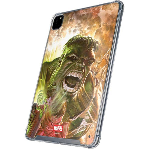 Marvel Hulk Savage Hulk iPad Pro 12.9in (2020) Clear Case