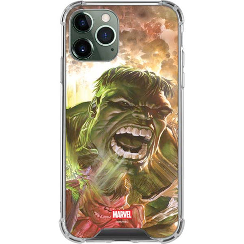 Marvel Hulk Savage Hulk iPhone 12 Pro Clear Case