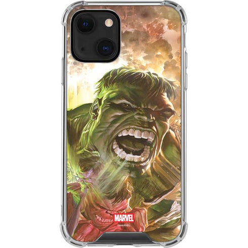 Marvel Hulk Savage Hulk iPhone 13 Mini Clear Case