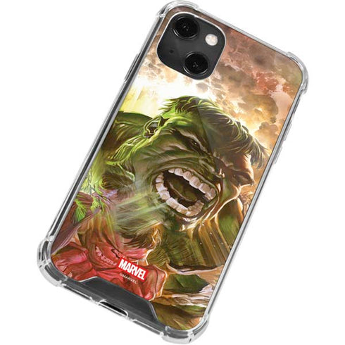 Marvel Hulk Savage Hulk iPhone 13 Mini Clear Case