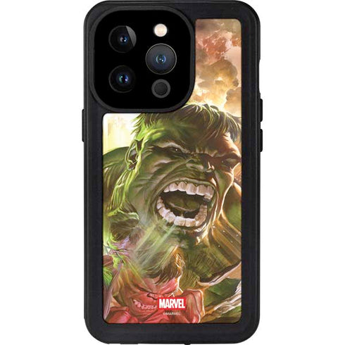 Marvel Hulk Savage Hulk iPhone 14 Pro Waterproof Case
