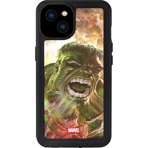 Marvel Hulk Savage Hulk iPhone 15 Plus Waterproof Case
