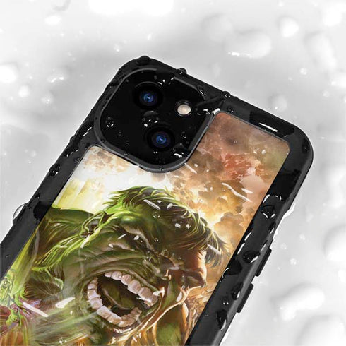 Marvel Hulk Savage Hulk iPhone 15 Plus Waterproof Case