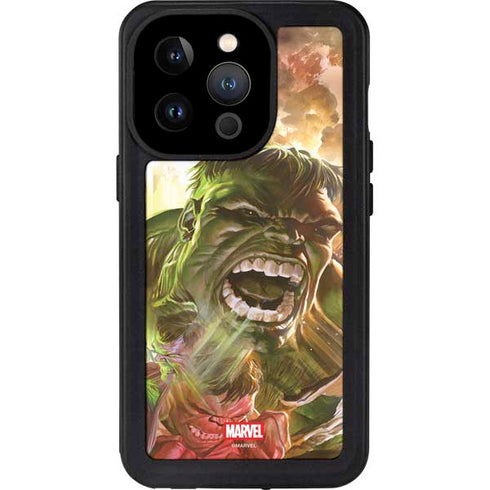 Marvel Hulk Savage Hulk iPhone 15 Pro Waterproof Case