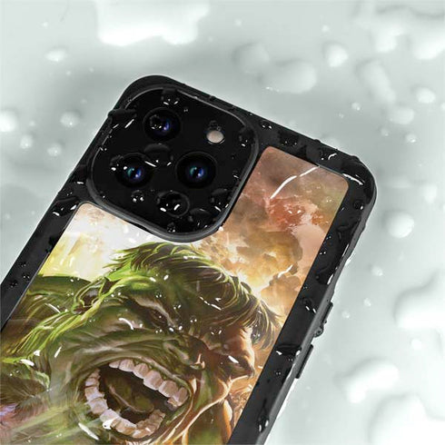 Marvel Hulk Savage Hulk iPhone 15 Pro Waterproof Case