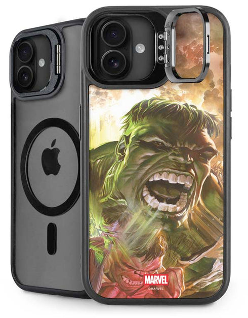 Marvel Hulk Savage Hulk iPhone 16 Plus Kickstand Case