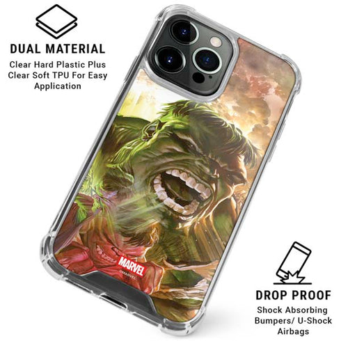 Marvel Hulk Savage Hulk iPhone 16 Pro Max Clear Case