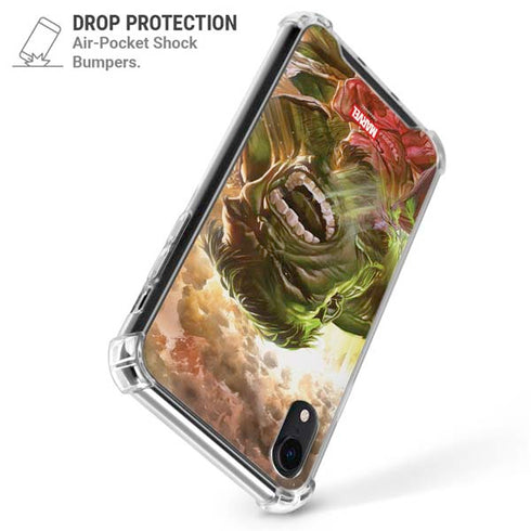 Marvel Hulk Savage Hulk iPhone XR Clear Case