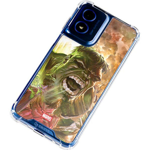 Marvel Hulk Savage Hulk Moto G 5G (2024) Clear Case
