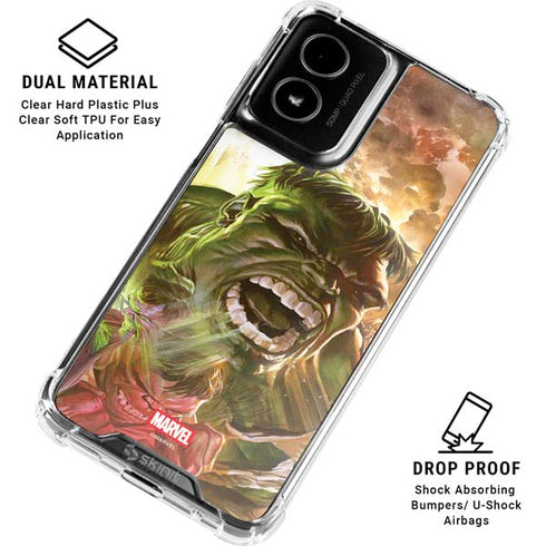 Marvel Hulk Savage Hulk Moto G Power 5G (2024) Clear Case