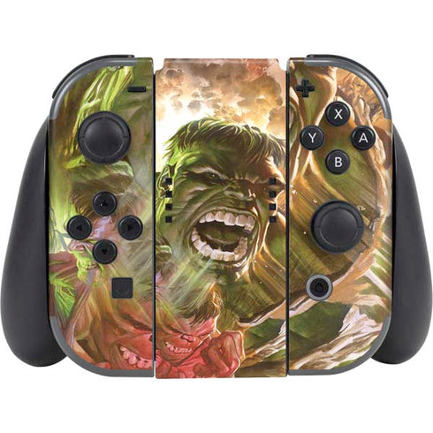 Marvel Hulk Savage Hulk Nintendo Switch (2017-2021) Joy-Con Controller Skin