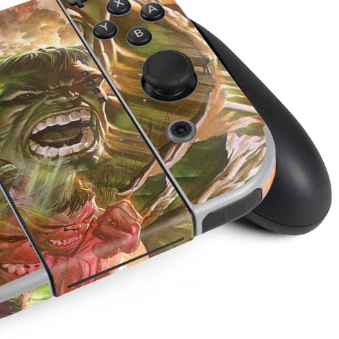 Marvel Hulk Savage Hulk Nintendo Switch OLED (2021) Skin
