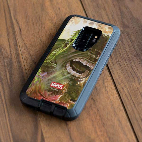 Marvel Hulk Savage Hulk Otterbox Defender Galaxy Skin
