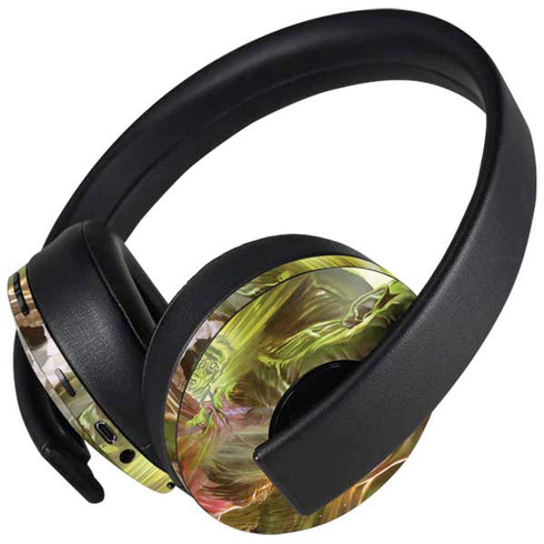Marvel Hulk Savage Hulk PlayStation 4 Gold Wireless Headset Skin