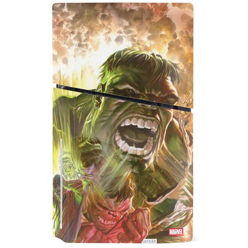 Marvel Hulk Savage Hulk PS5 Slim Disk Console Skin