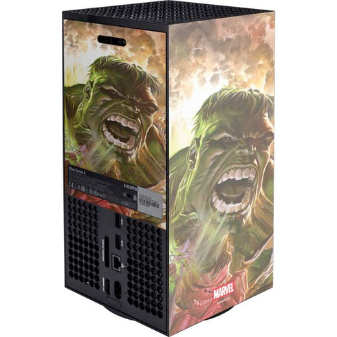 Marvel Hulk Savage Hulk XBox Series X Digital Edition Console Skin