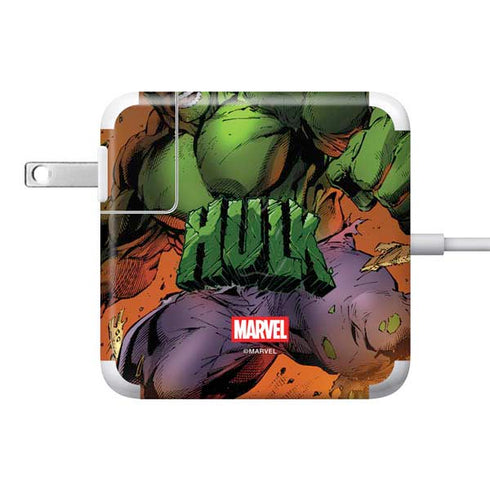 Marvel Hulk Smash 85W Power Adapter (15 and 17 inch MacBook Pro Charger) Skin