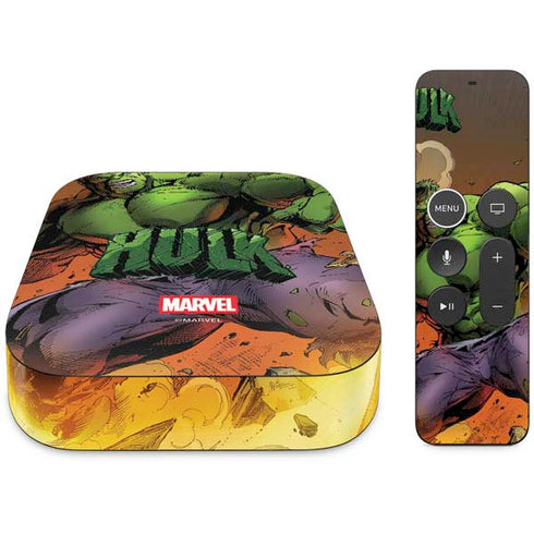 Marvel Hulk Smash Apple TV Skin