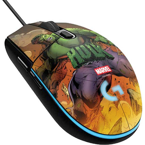 Marvel Hulk Smash G203 Prodigy RGB Wired Gaming Mouse Skin