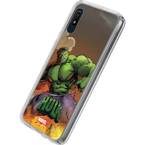 Marvel Hulk Smash Galaxy A10e Clear Case