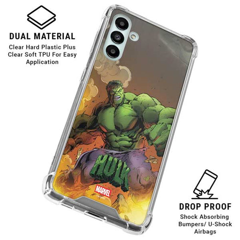 Marvel Hulk Smash Galaxy A13 5G Clear Case