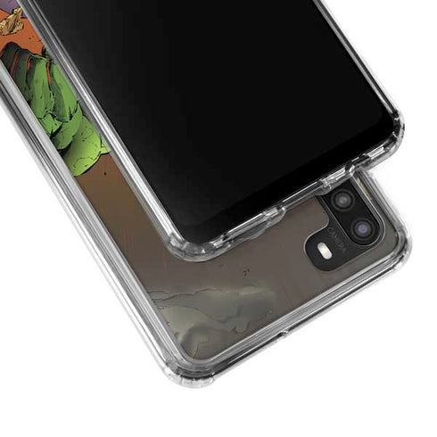 Marvel Hulk Smash Galaxy A21 Clear Case