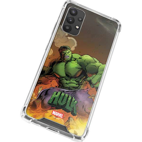 Marvel Hulk Smash Galaxy A32 5G Clear Case