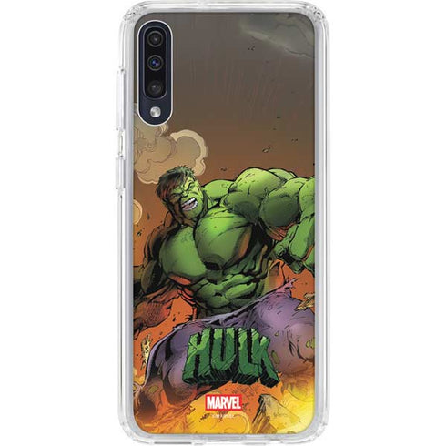 Marvel Hulk Smash Galaxy A50 Clear Case