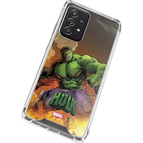 Marvel Hulk Smash Galaxy A52 5G Clear Case