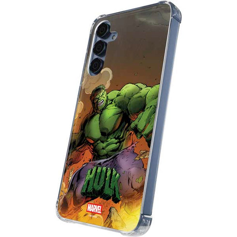 Marvel Hulk Smash Galaxy A55 5G Clear Case