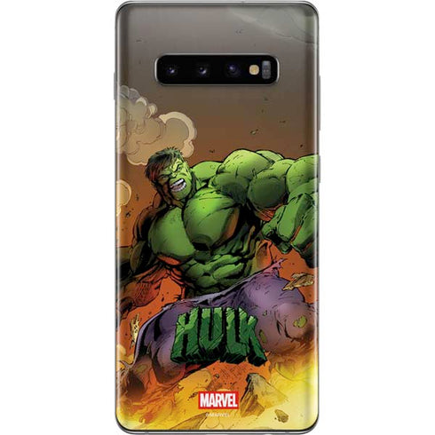 Marvel Hulk Smash Galaxy S10 Plus Skin
