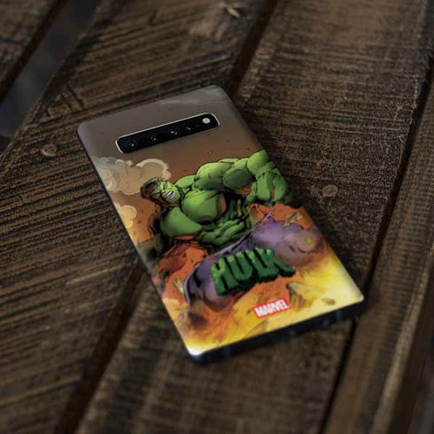 Marvel Hulk Smash Galaxy S10 Plus Skin