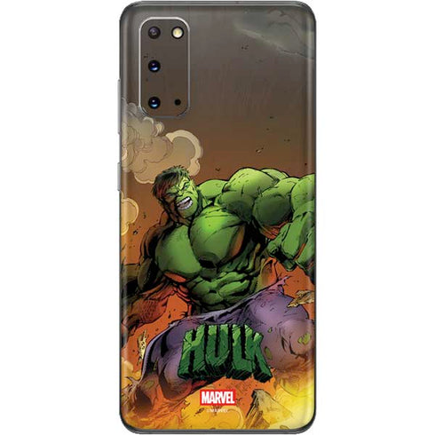 Marvel Hulk Smash Galaxy S20 Skin