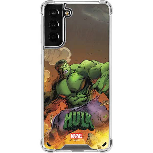 Marvel Hulk Smash Galaxy S21 Plus 5G Clear Case
