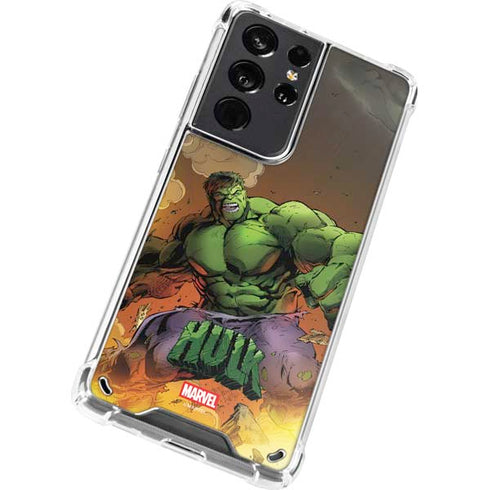 Marvel Hulk Smash Galaxy S21 Ultra 5G Clear Case