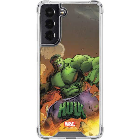 Marvel Hulk Smash Galaxy S22 Clear Case