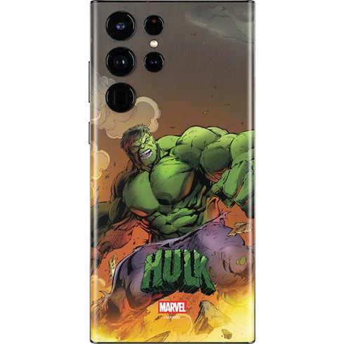 Marvel Hulk Smash Galaxy S22 Ultra Skin