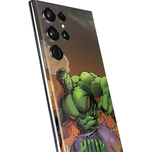 Marvel Hulk Smash Galaxy S22 Ultra Skin