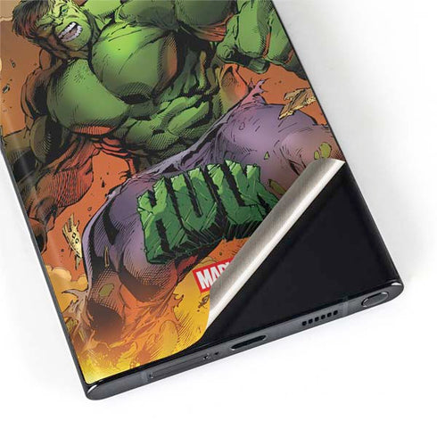Marvel Hulk Smash Galaxy S22 Ultra Skin