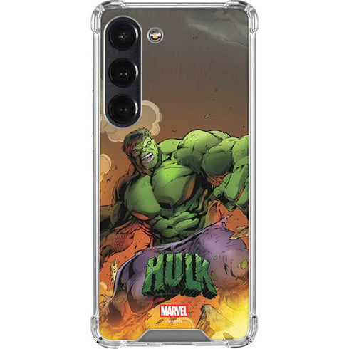 Marvel Hulk Smash Galaxy S23 Clear Case
