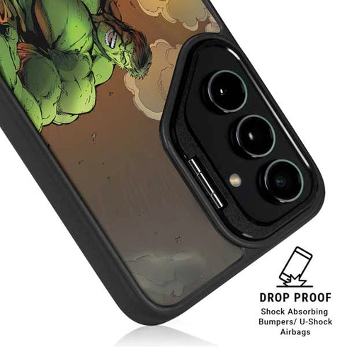 Marvel Hulk Smash Galaxy S25 Kickstand Case